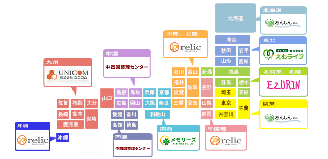 あんしん全国ネットマップ